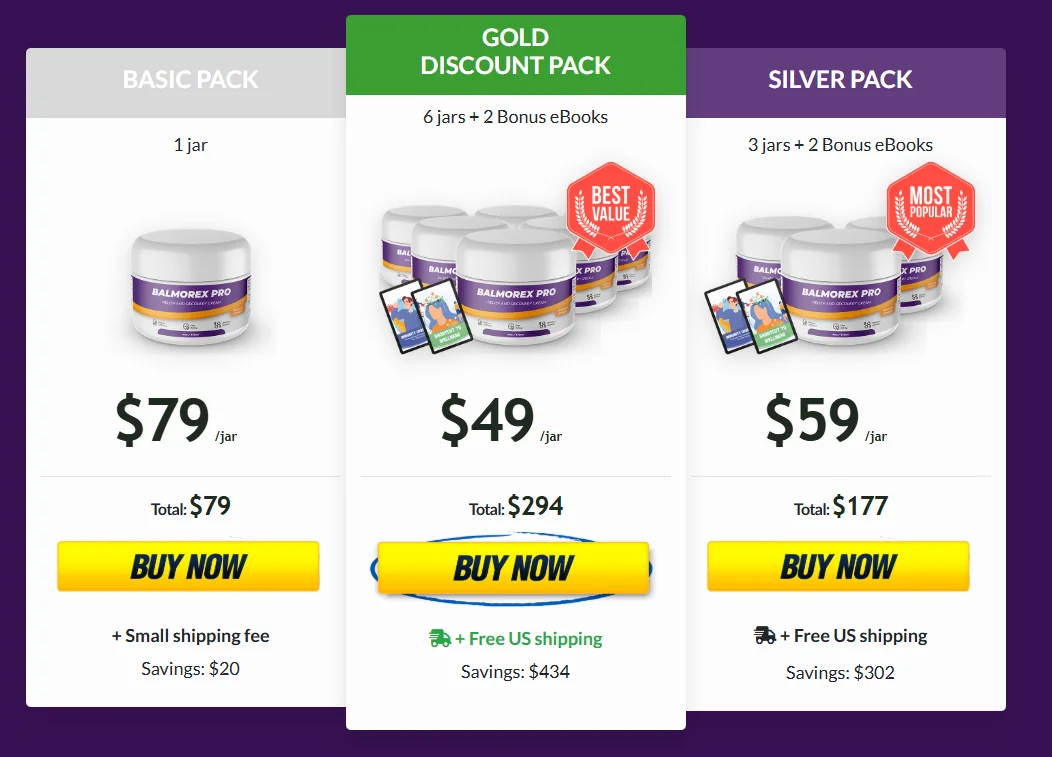 Balmorex Pro Price-1